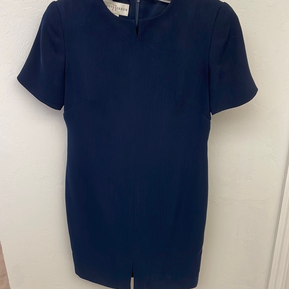 Liz Claiborne Navy Sheath Dress Sz 2